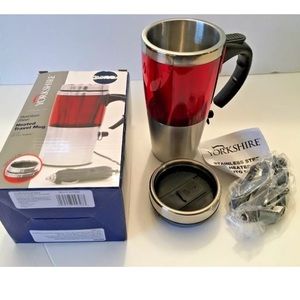 Yorkshire Stainless Steel Heated 13 OZ Travel Mug
